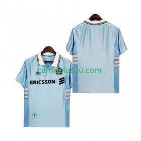 Camisolas de futebol Olympique de Marseille 1999 Retro Equipamento Alternativa 1998 Manga Curta